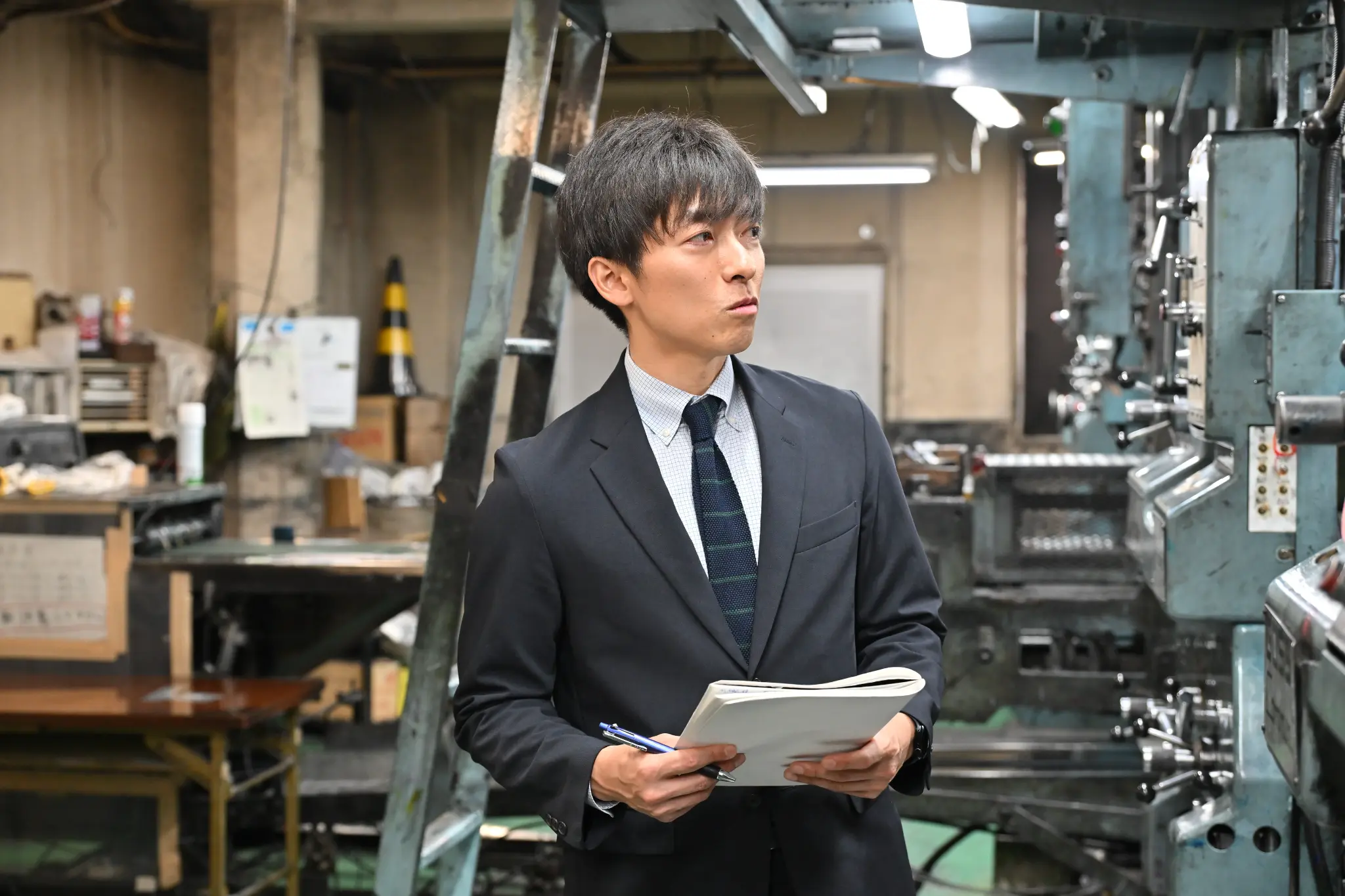 現場を歩きながら数字と実態を確認